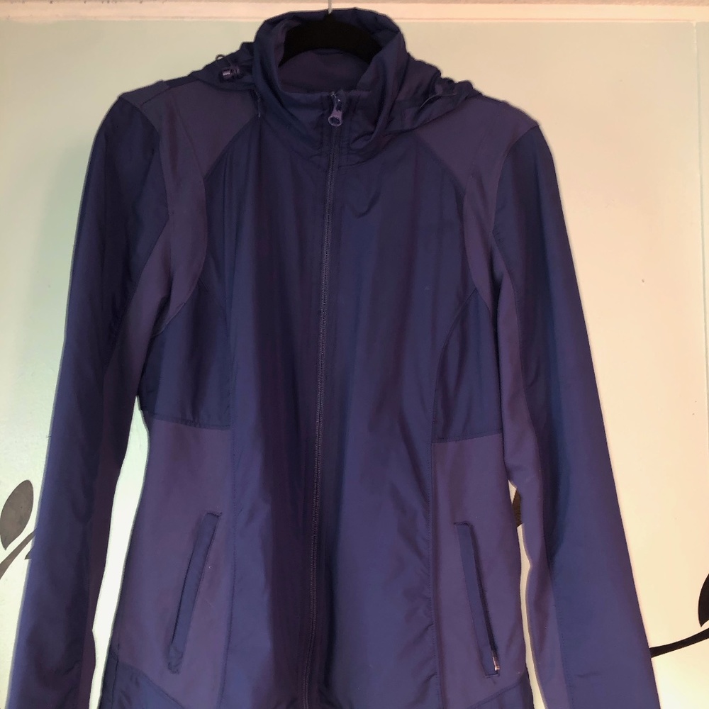 purple jacket